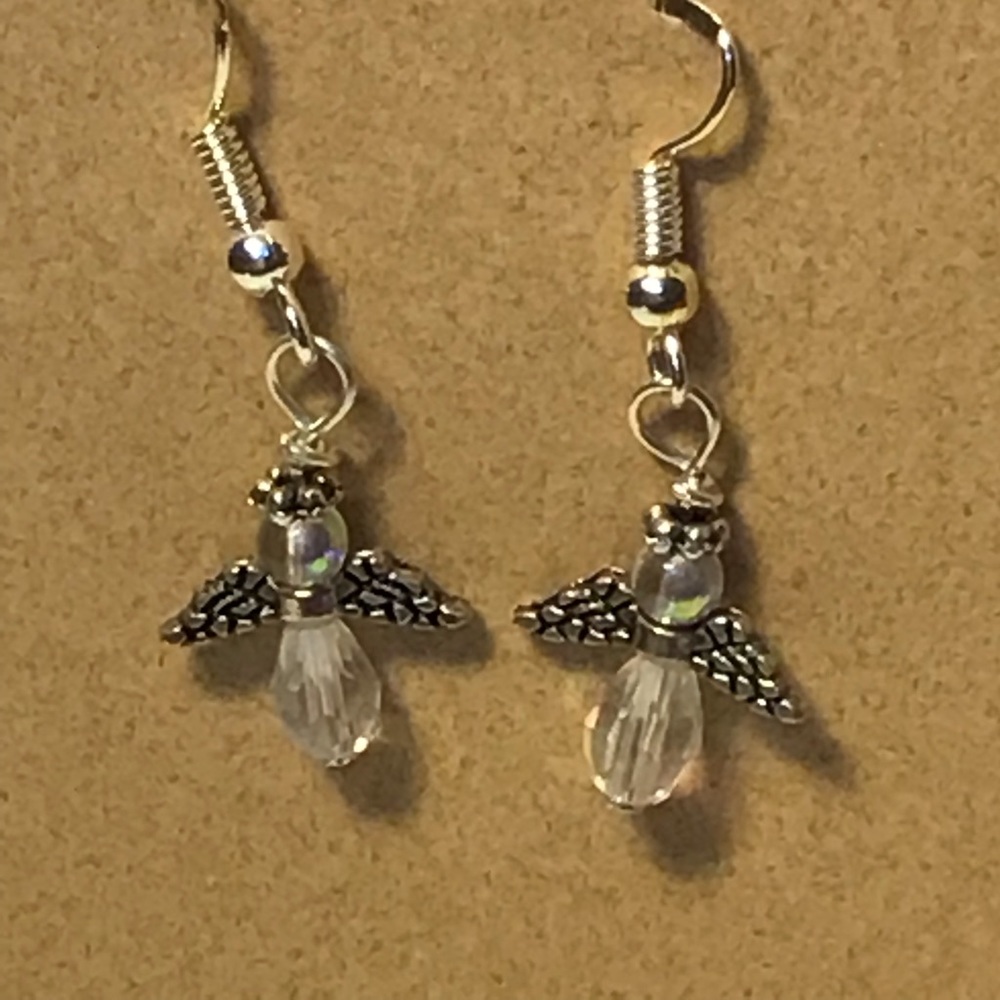 Swarovski Angel Earrings